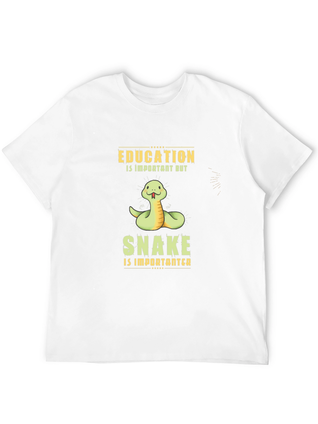 Education Important? Snake More So T-Shirt