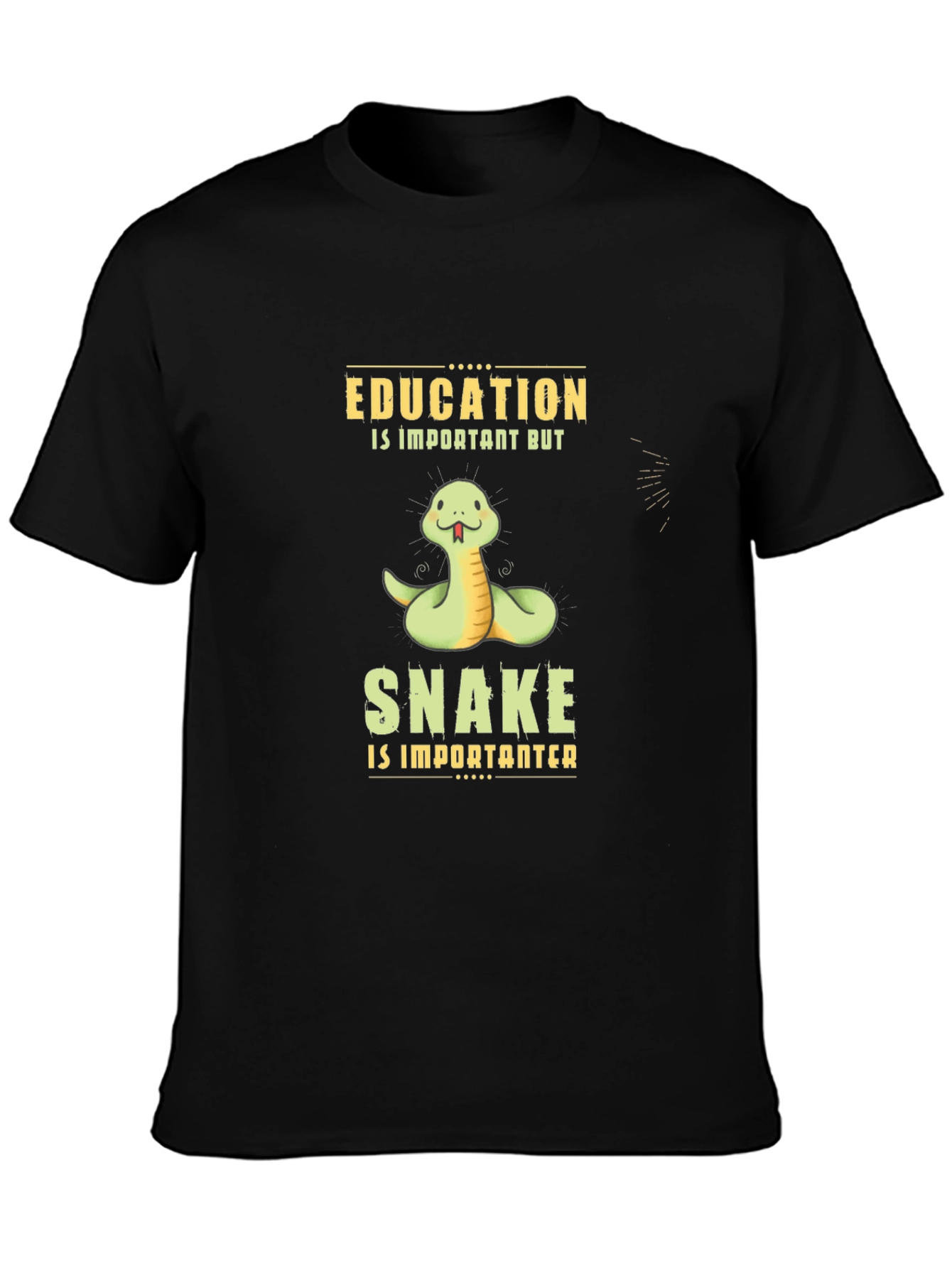 Education Important? Snake More So T-Shirt