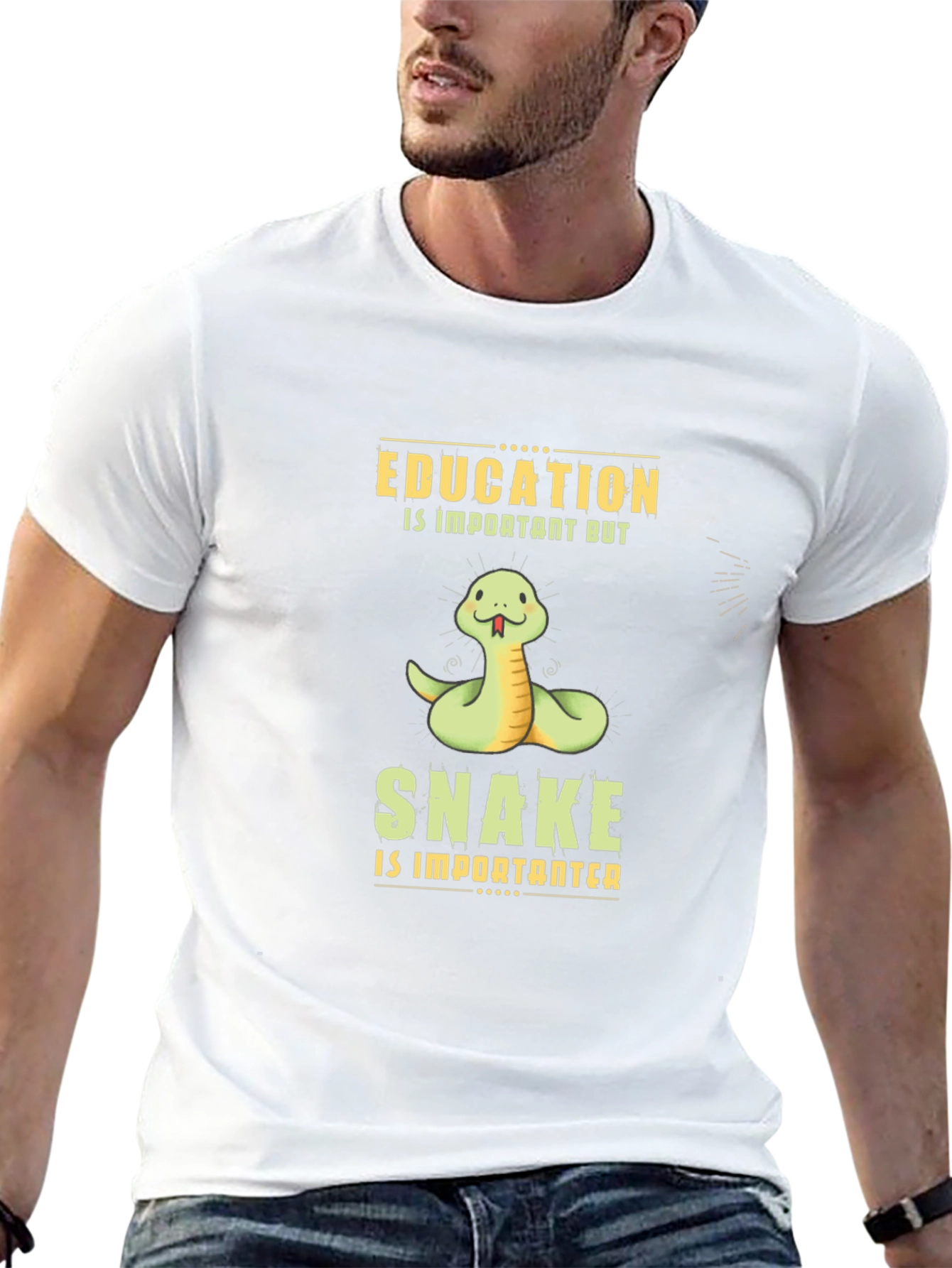 Education Important? Snake More So T-Shirt