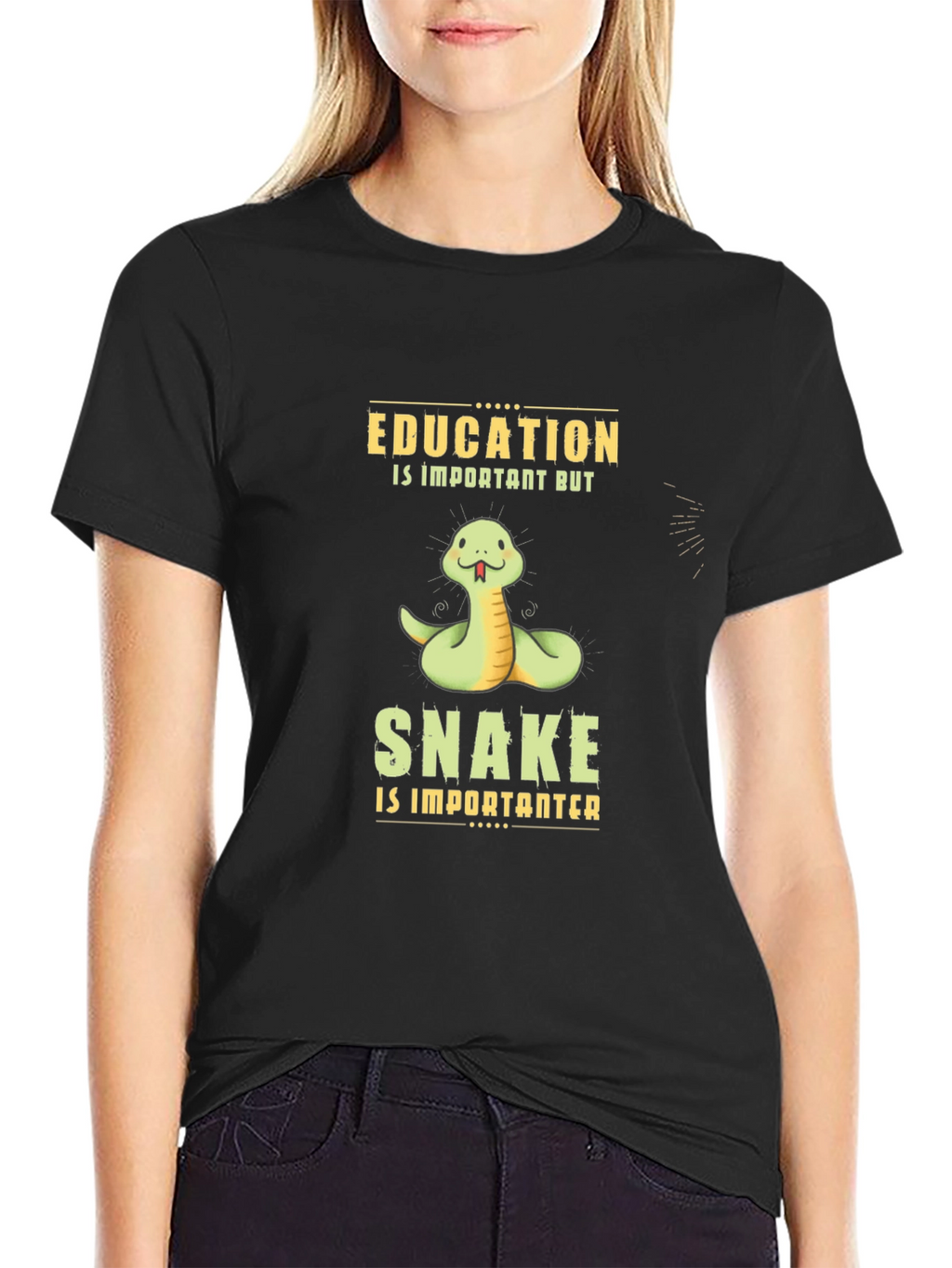 Education Important? Snake More So T-Shirt
