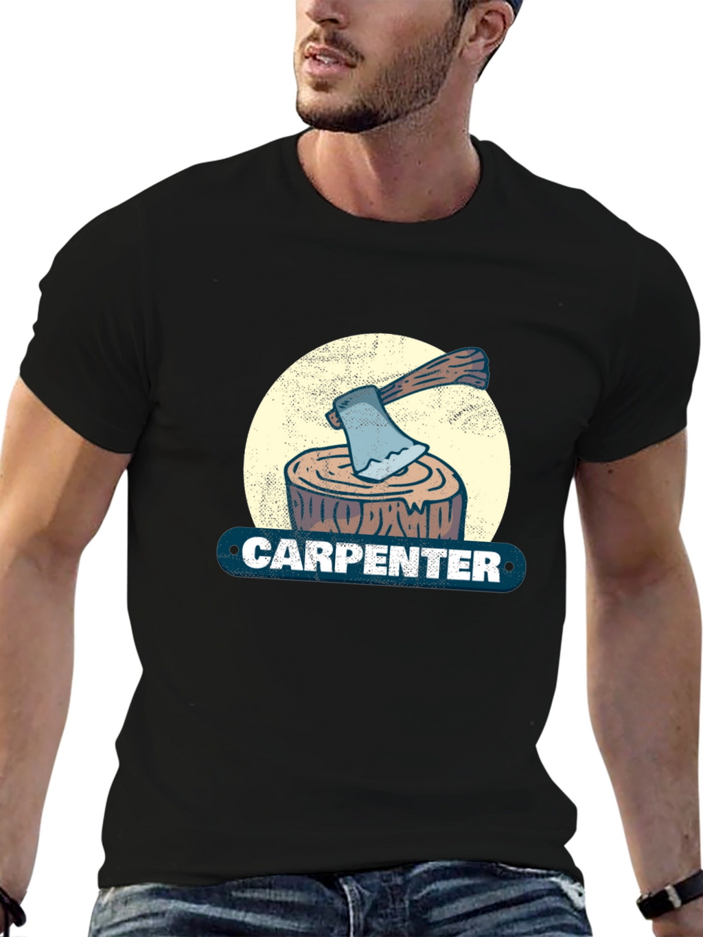 Carpenter Axe Woodworker T-Shirt