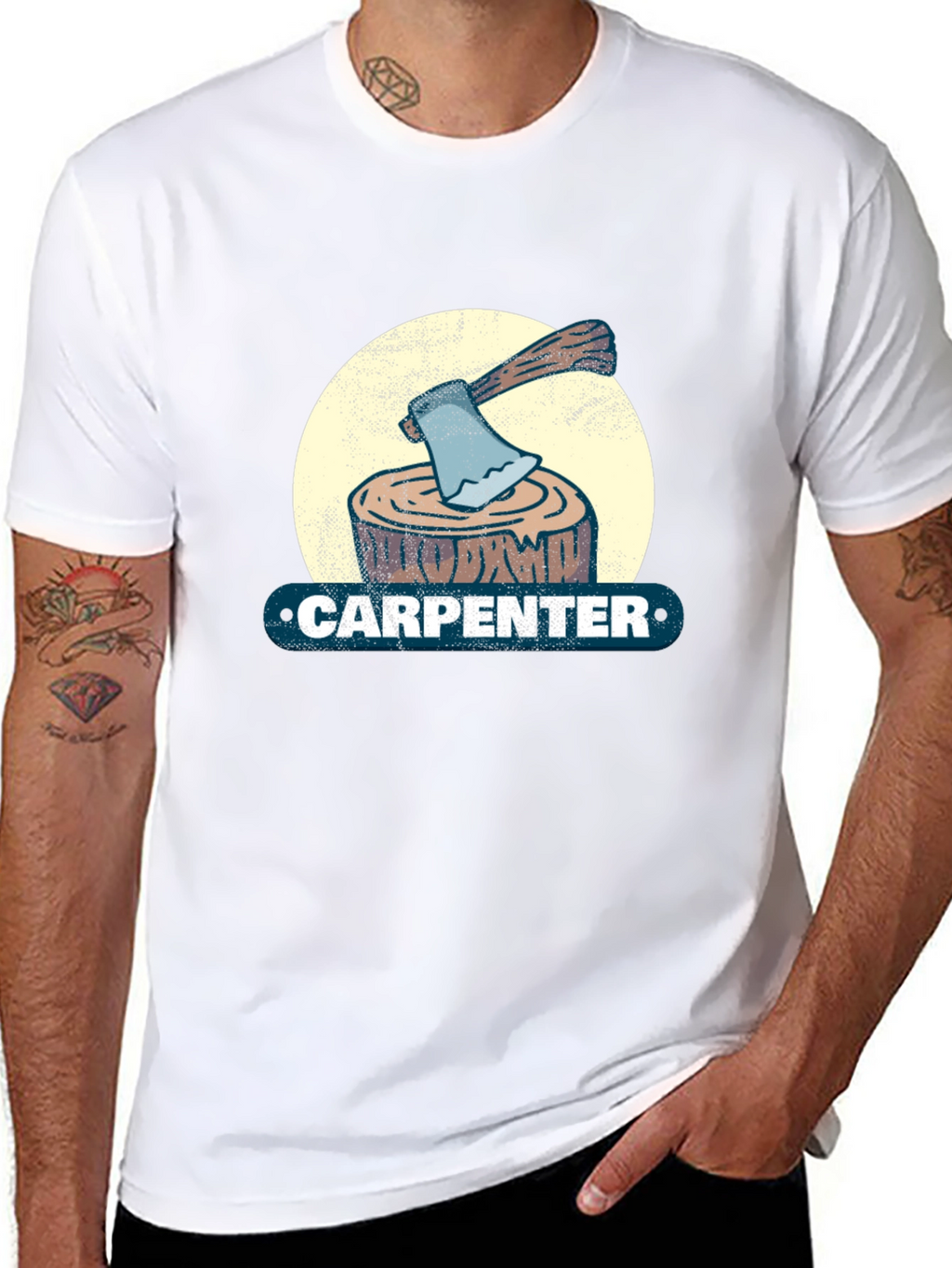 Carpenter Axe Woodworker T-Shirt