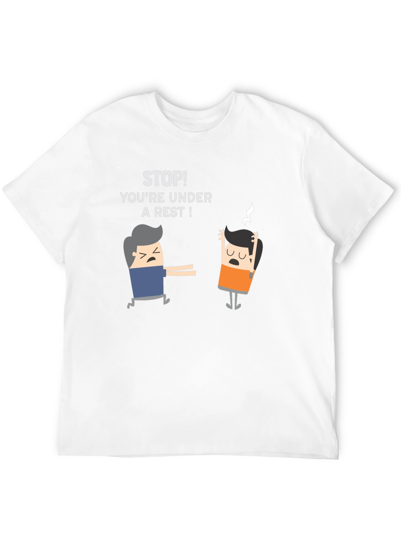 Youre Under a Rest! Funny Black T-Shirt