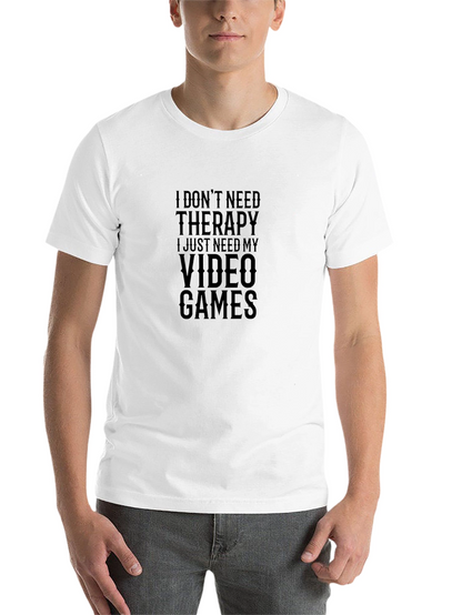 Funny Gamer T-Shirt - I Need Video Games!