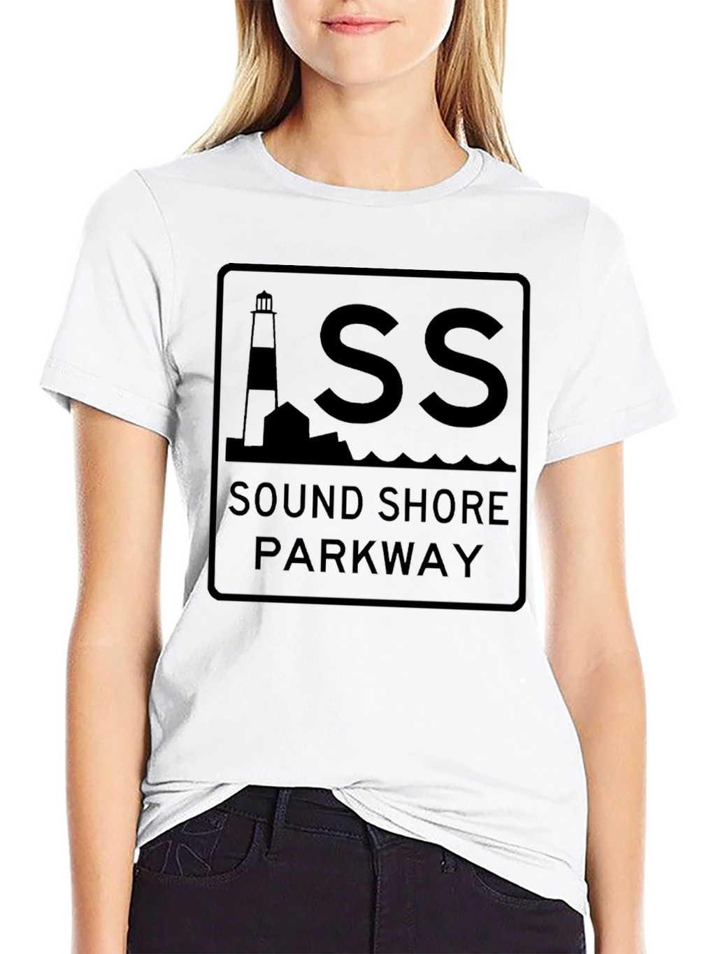 Sound Shore Parkway Black T-Shirt