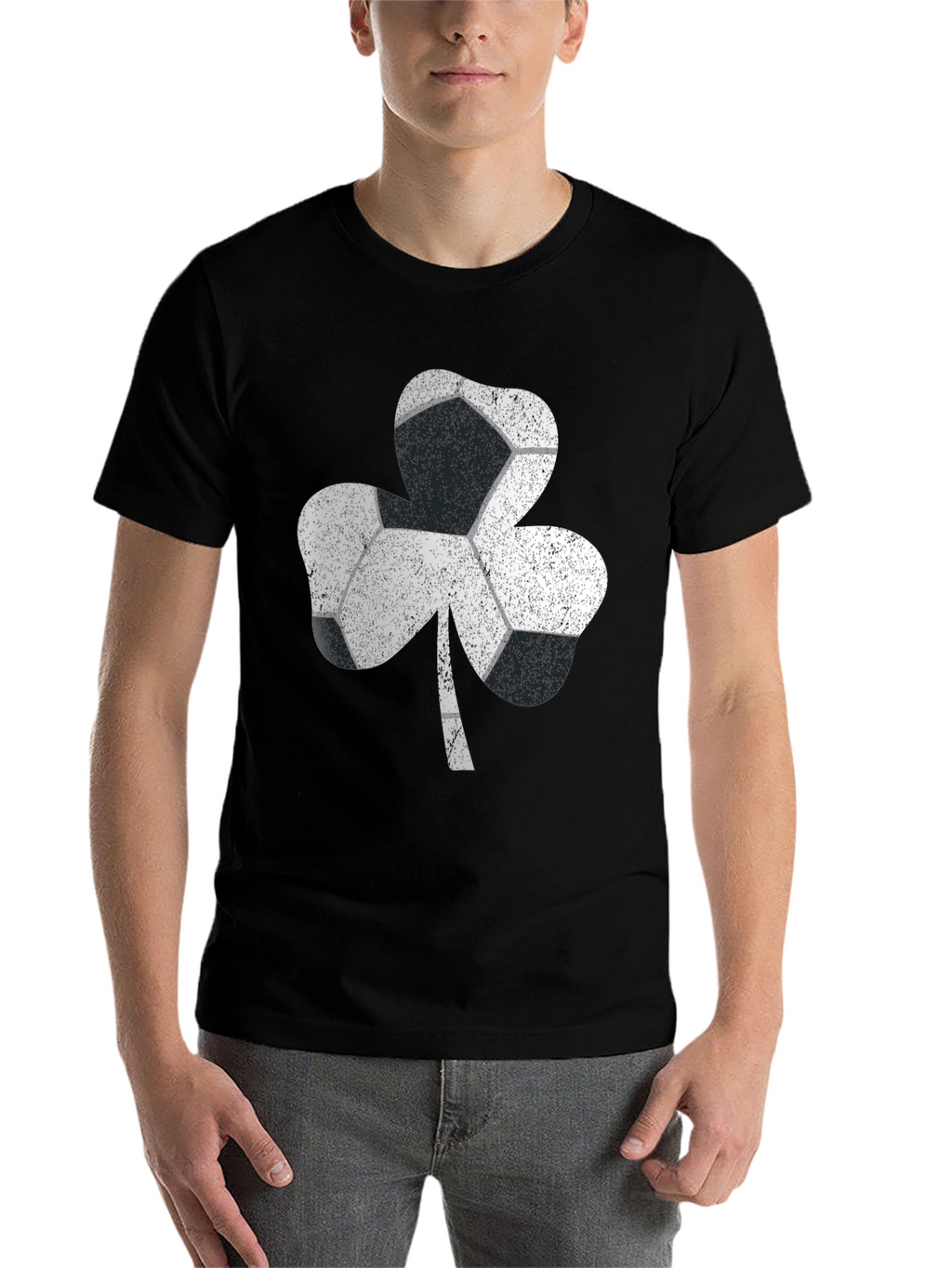 Shamrock Soccer Ball Graphic Tee
