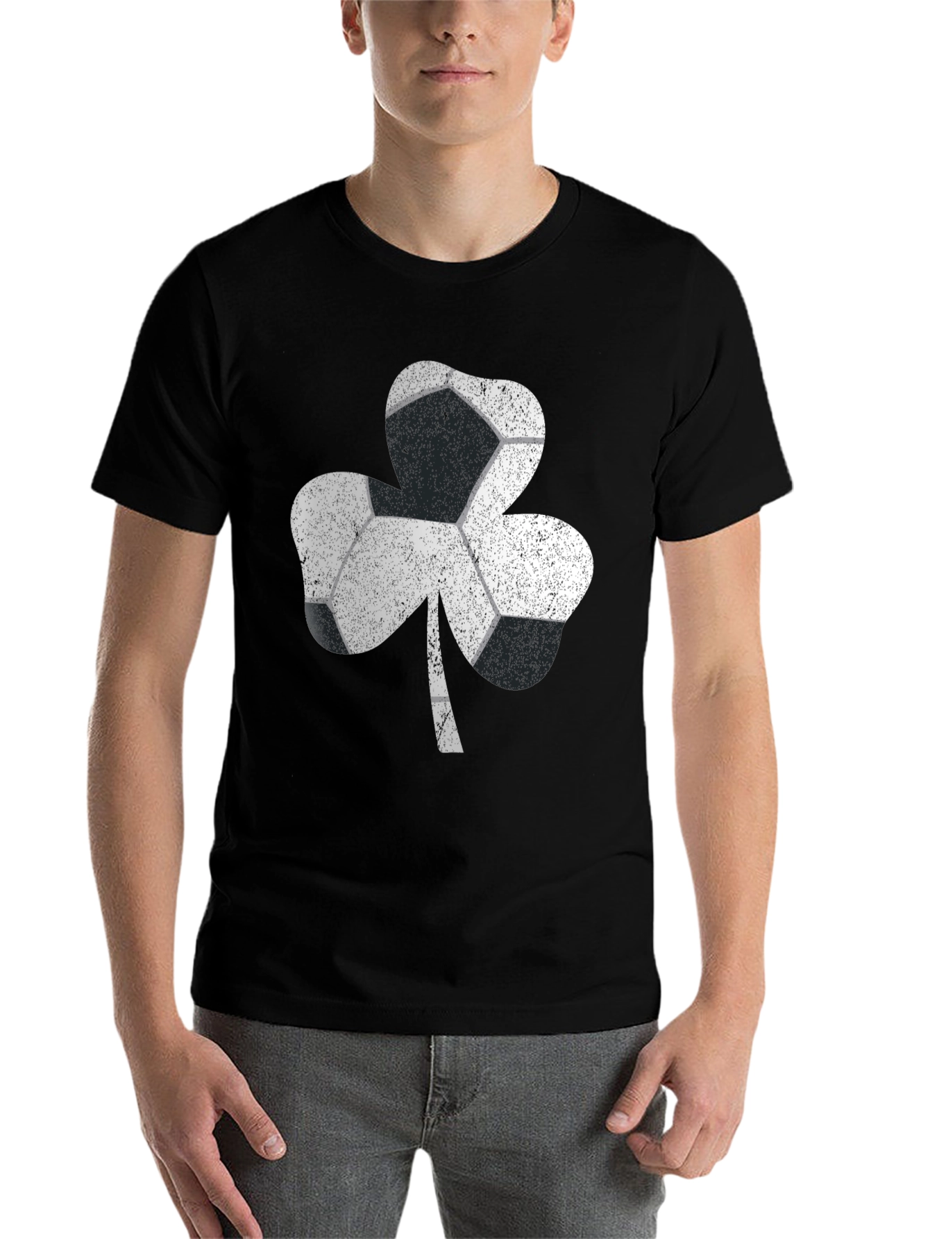 Shamrock Soccer Ball Graphic Tee
