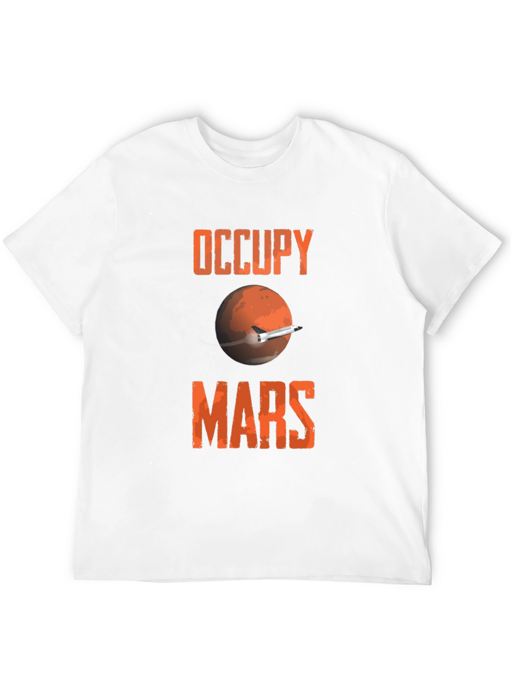 Occupy Mars Graphic Tee - Space Exploration T-Shirt