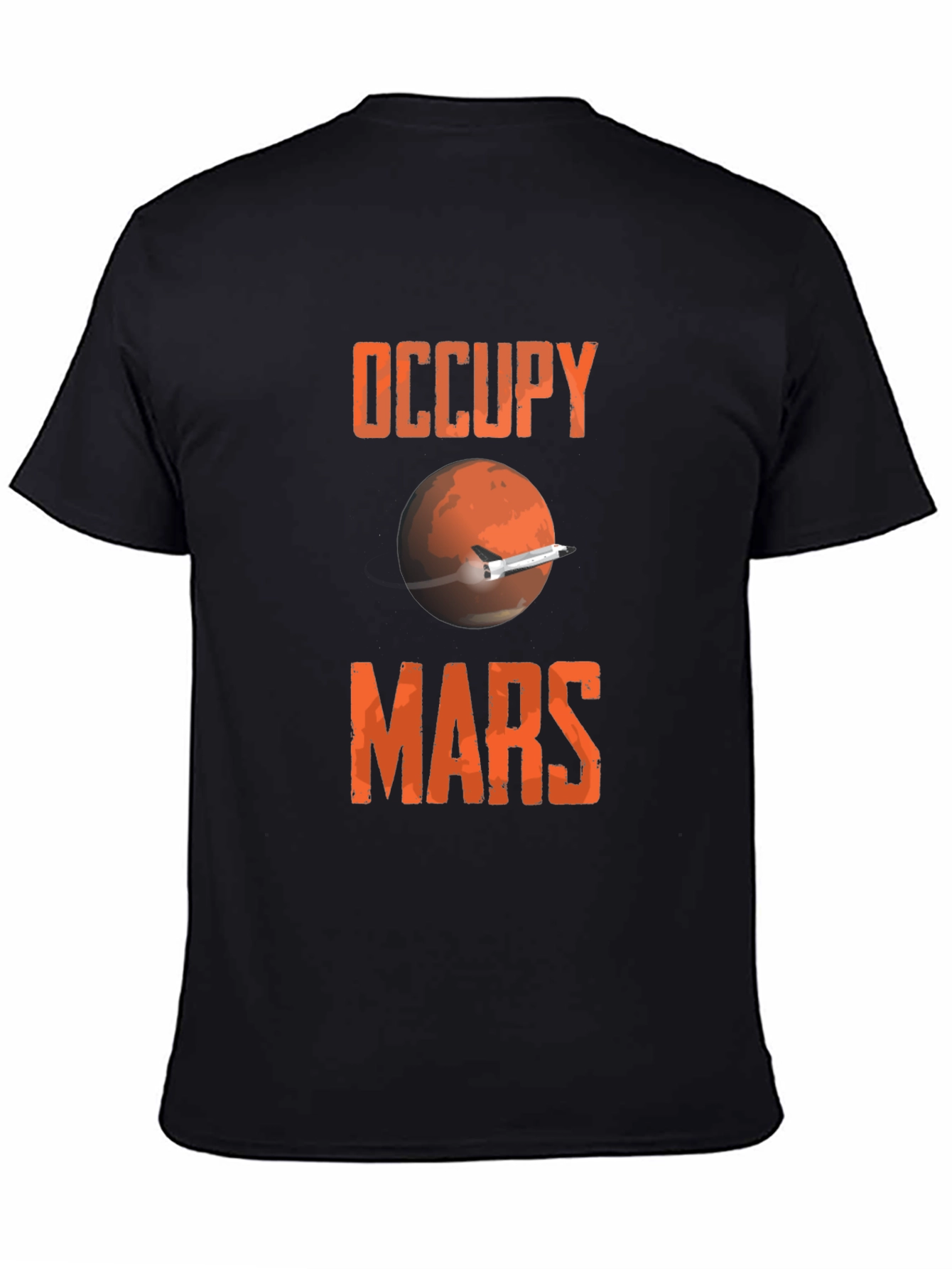 Occupy Mars Graphic Tee - Space Exploration T-Shirt