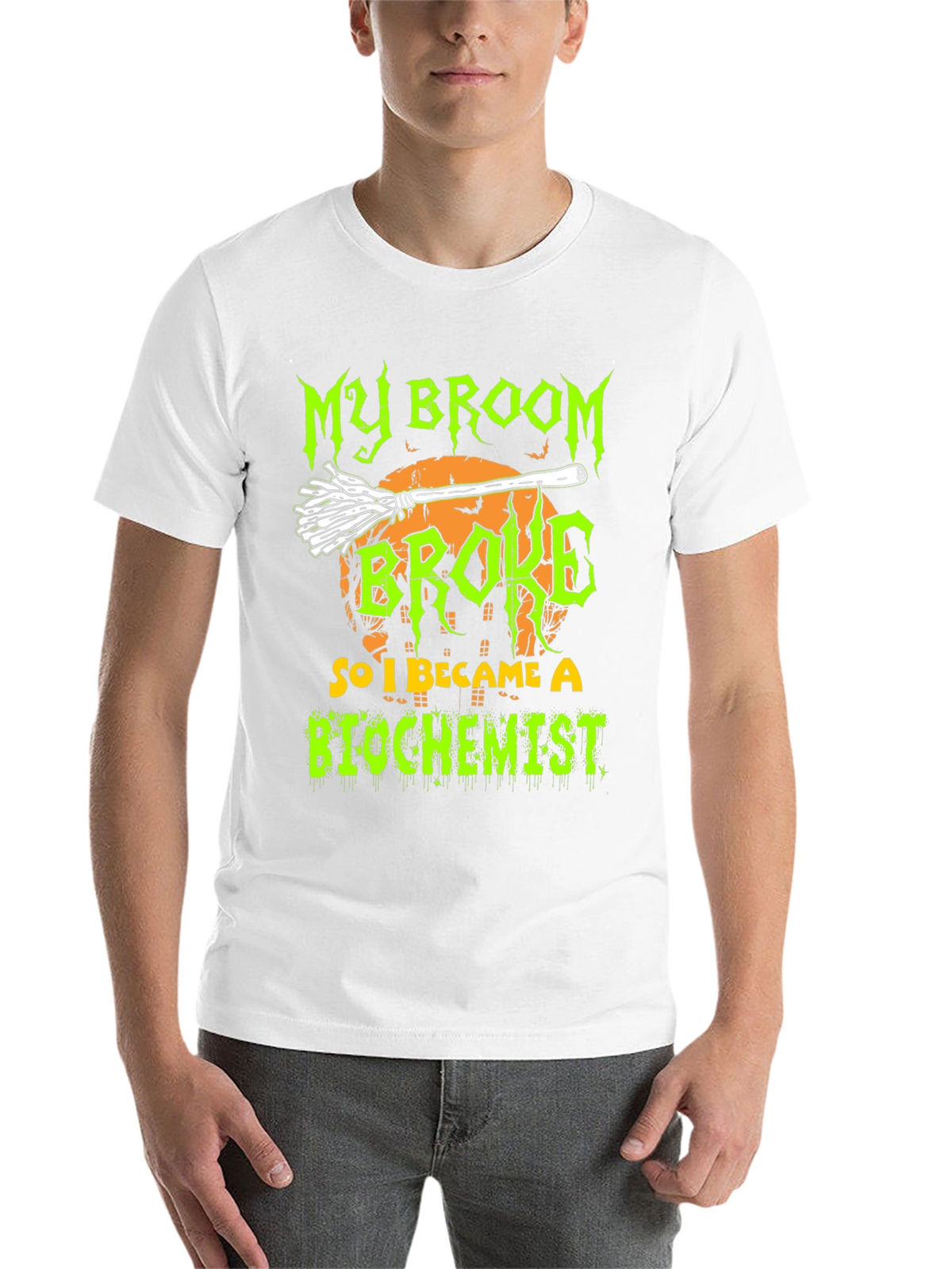 My Broom Broke So I Became A Biochemist T-Shirt