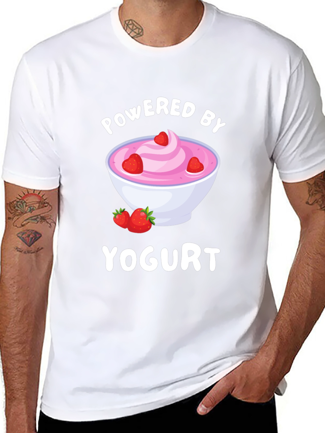 Powered by Yogurt T-Shirt
