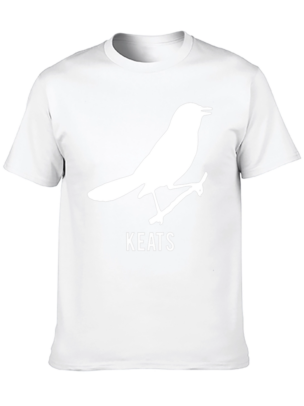 Keats Bird Black T-Shirt - Literary Apparel