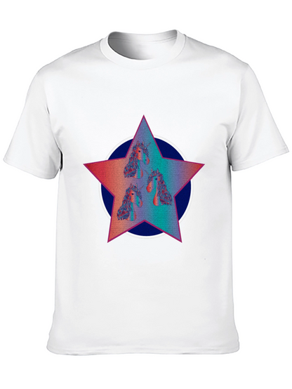 Unicorn Star Graphic Tee - Black