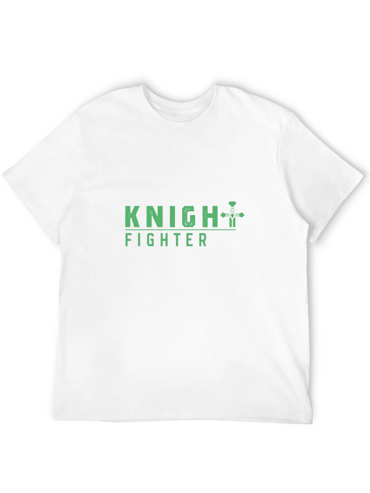 Knight Fighter Graphic T-Shirt - Black