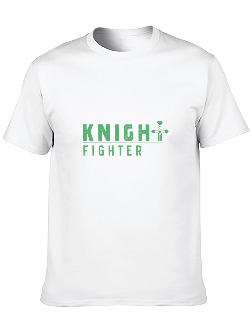 Knight Fighter Graphic T-Shirt - Black