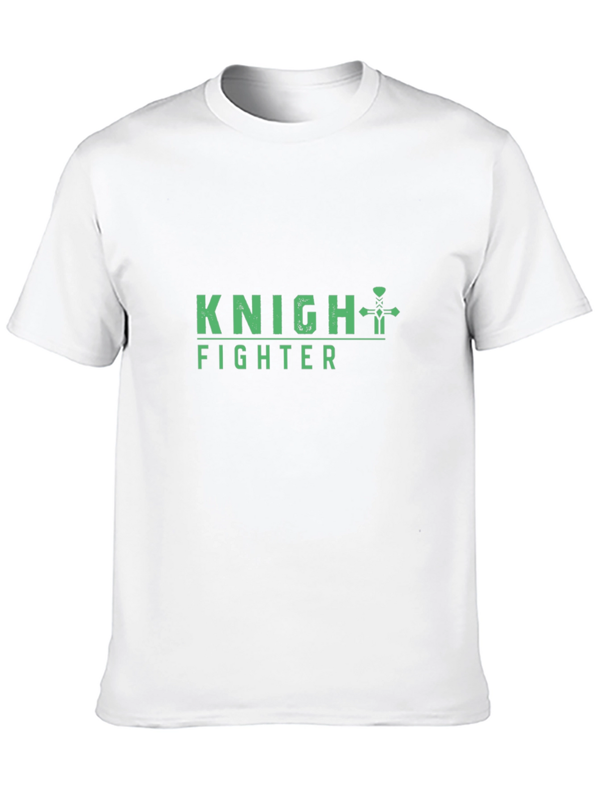 Knight Fighter Graphic T-Shirt - Black