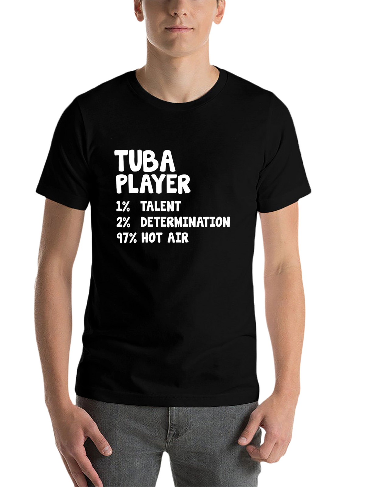 Tuba Player Funny Novelty Graphic T-Shirt