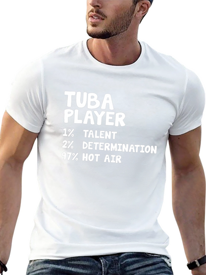 Tuba Player Funny Novelty Graphic T-Shirt
