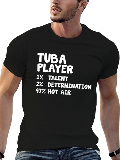 Tuba Player Funny Novelty Graphic T-Shirt