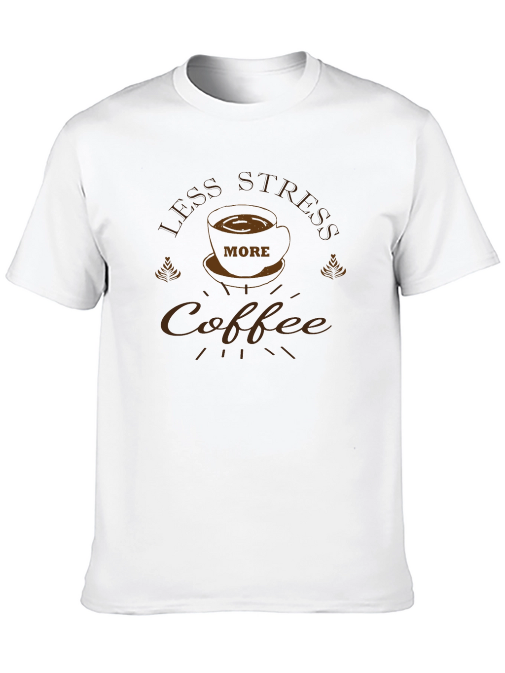 Less Stress More Coffee T-Shirt