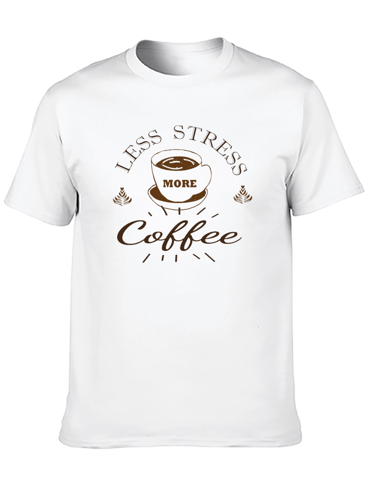Less Stress More Coffee T-Shirt