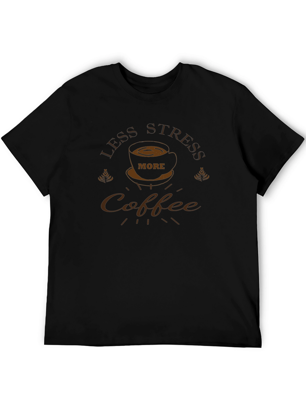 Less Stress More Coffee T-Shirt