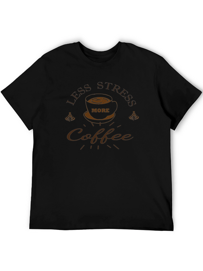 Less Stress More Coffee T-Shirt