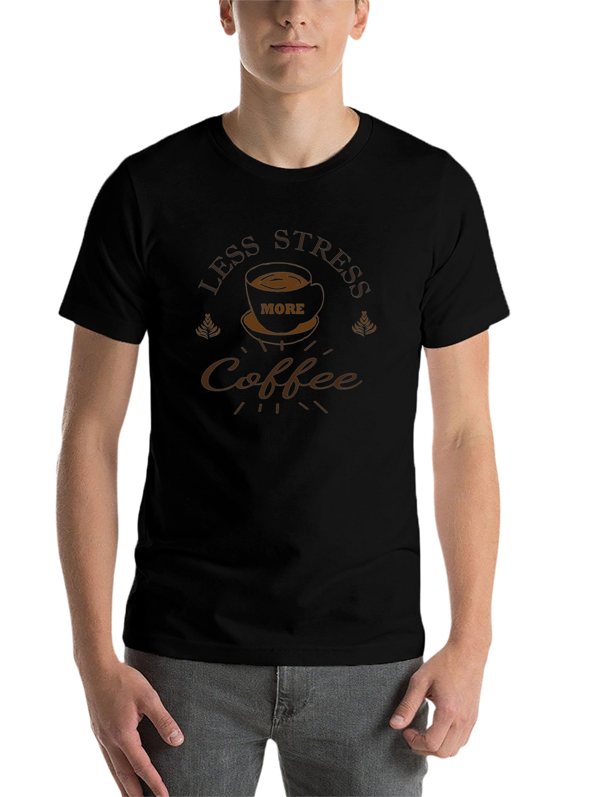 Less Stress More Coffee T-Shirt