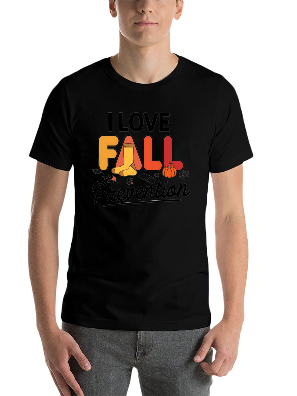 I Love Fall Prevention T-Shirt - Safety Awareness Tee