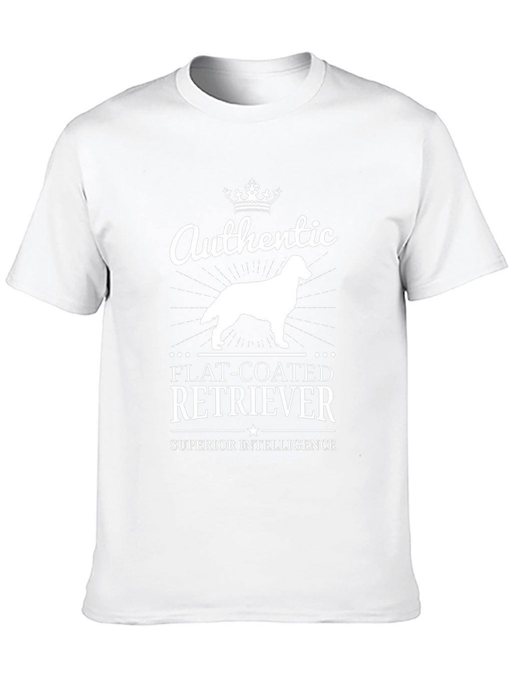 Authentic Flat-Coated Retriever Superior Intelligence T-Shirt