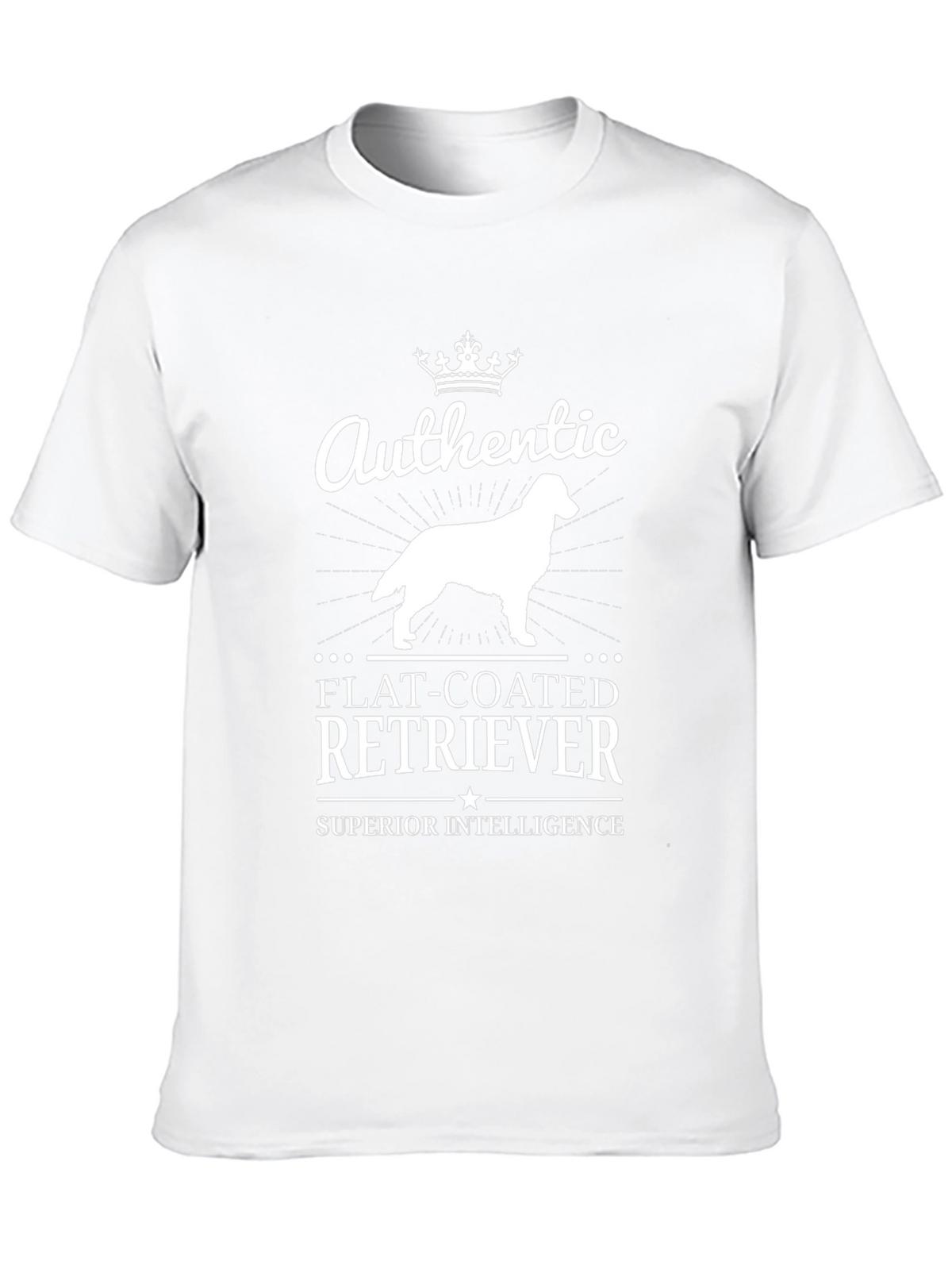 Authentic Flat-Coated Retriever Superior Intelligence T-Shirt