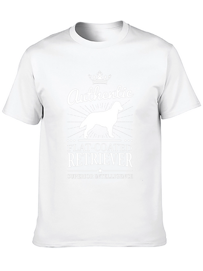 Authentic Flat-Coated Retriever Superior Intelligence T-Shirt