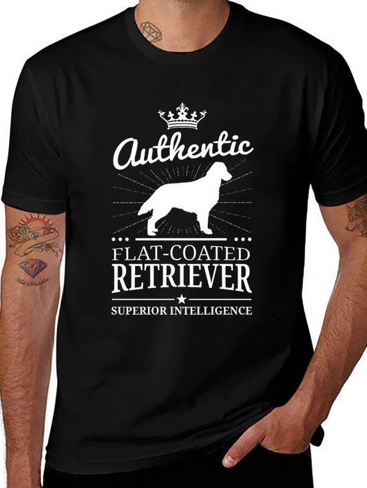 Authentic Flat-Coated Retriever Superior Intelligence T-Shirt
