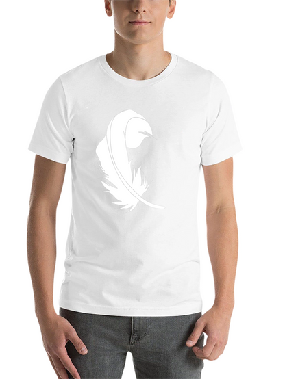 Feather Graphic Black T-Shirt