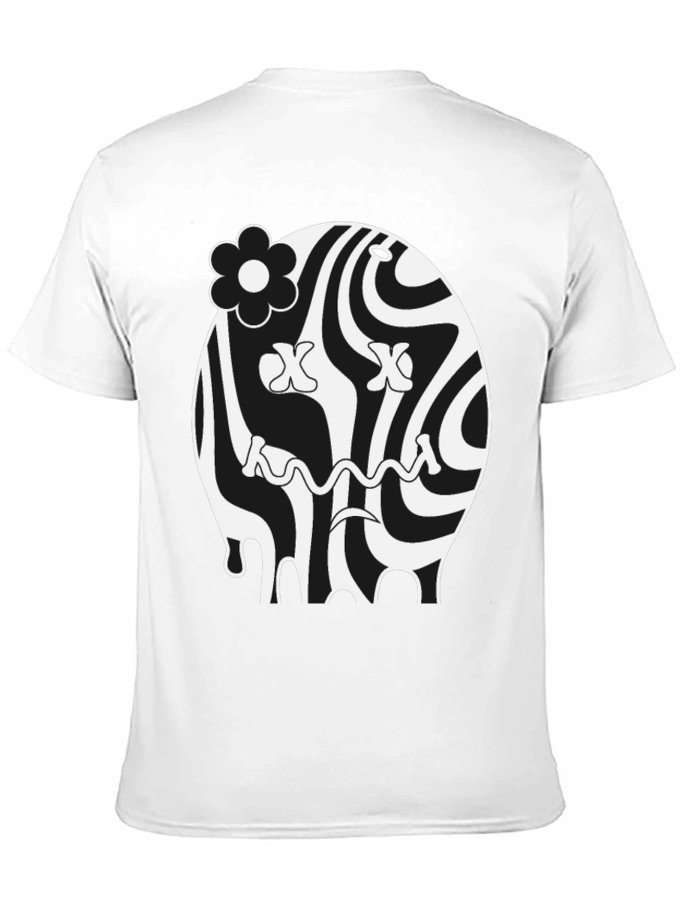 Groovy Black Graphic Tee