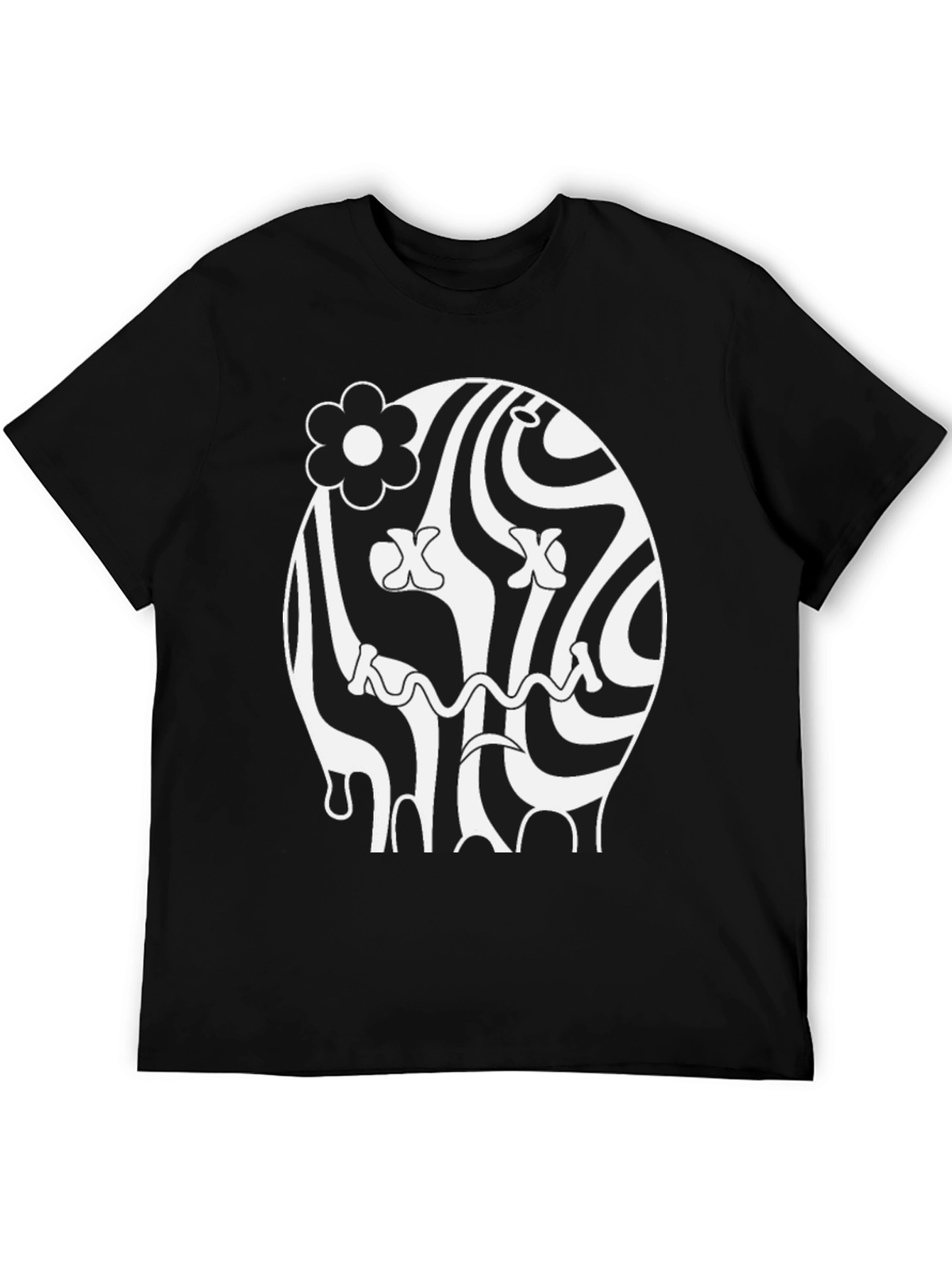 Groovy Black Graphic Tee
