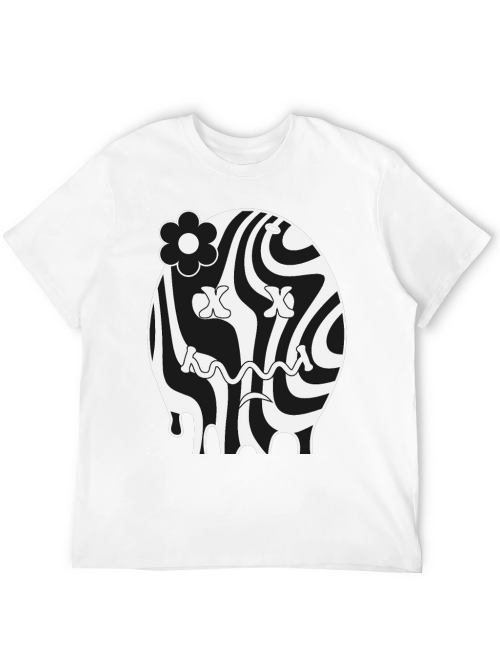 Groovy Black Graphic Tee