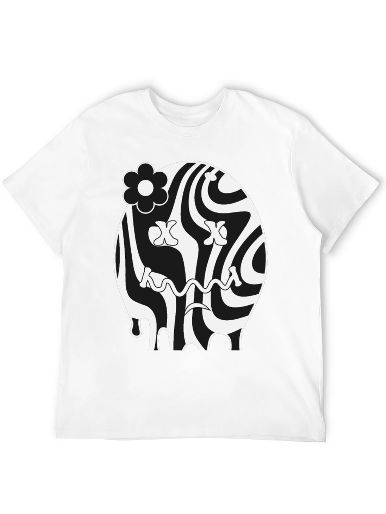 Groovy Black Graphic Tee