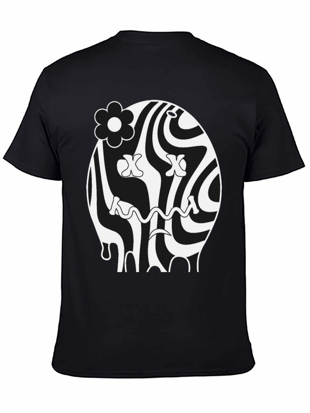 Groovy Black Graphic Tee