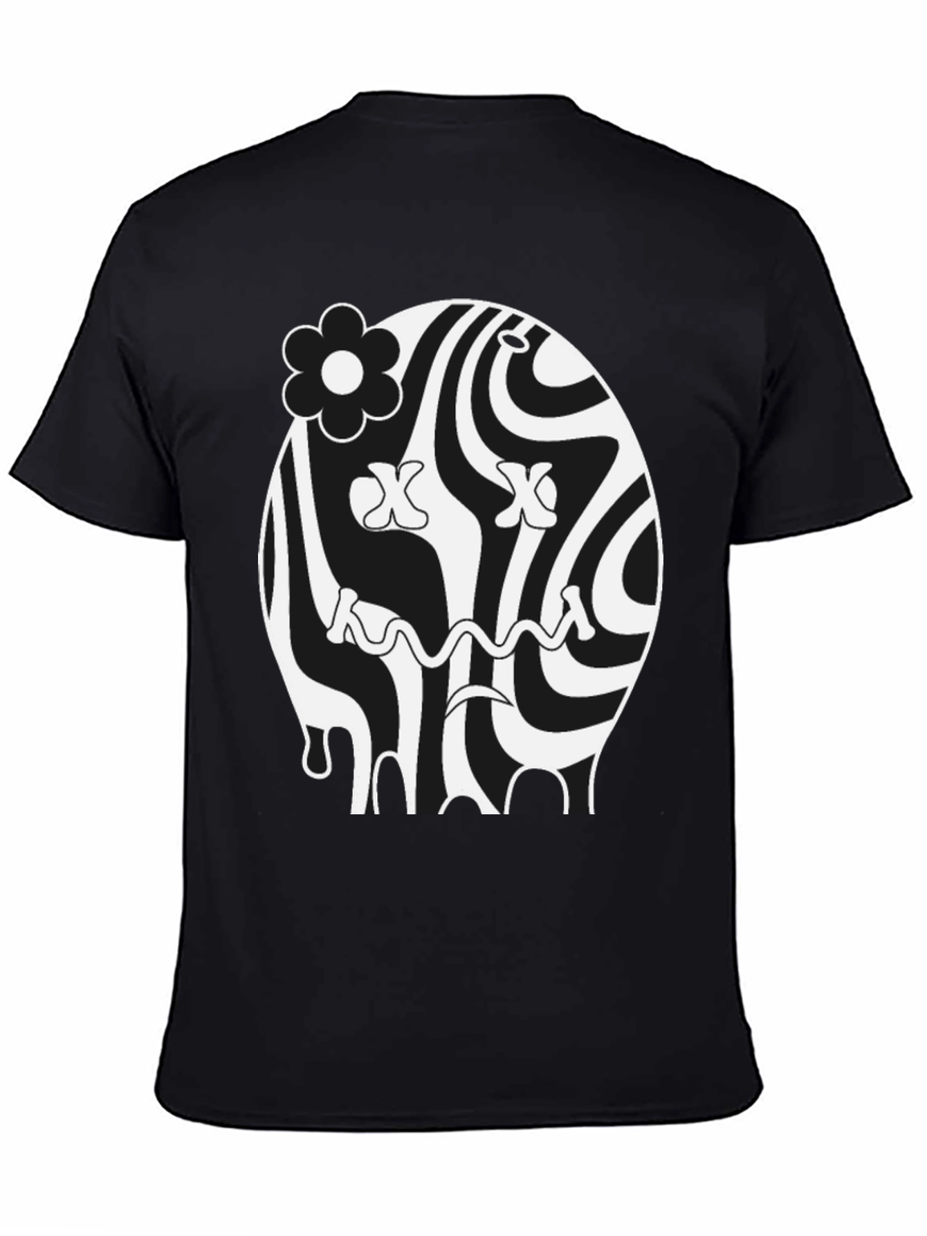 Groovy Black Graphic Tee