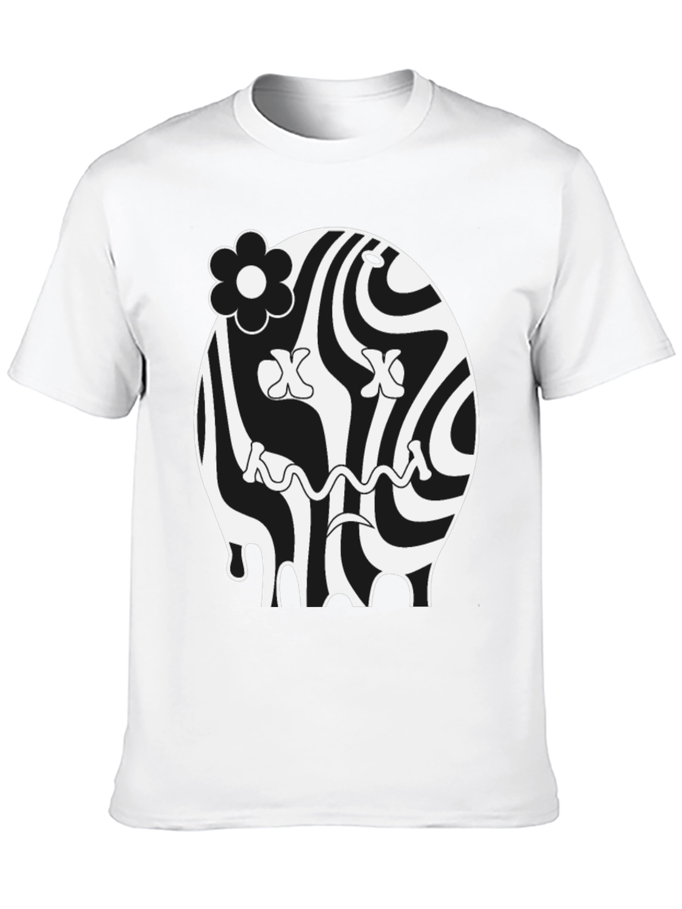 Groovy Black Graphic Tee