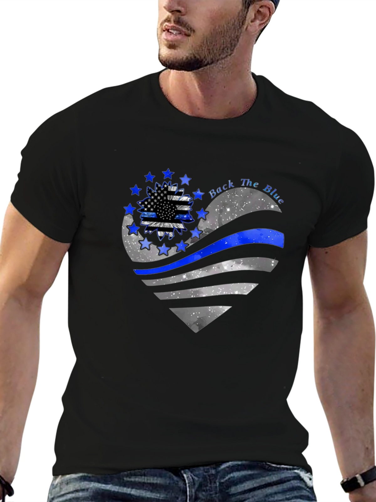 Back the Blue Heart T-Shirt