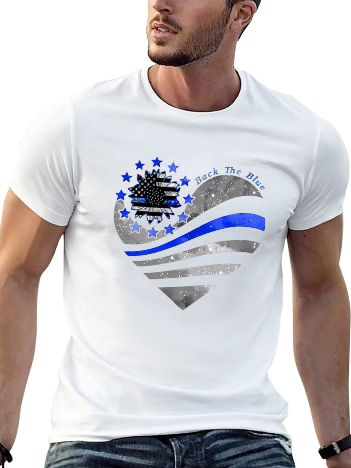 Back the Blue Heart T-Shirt