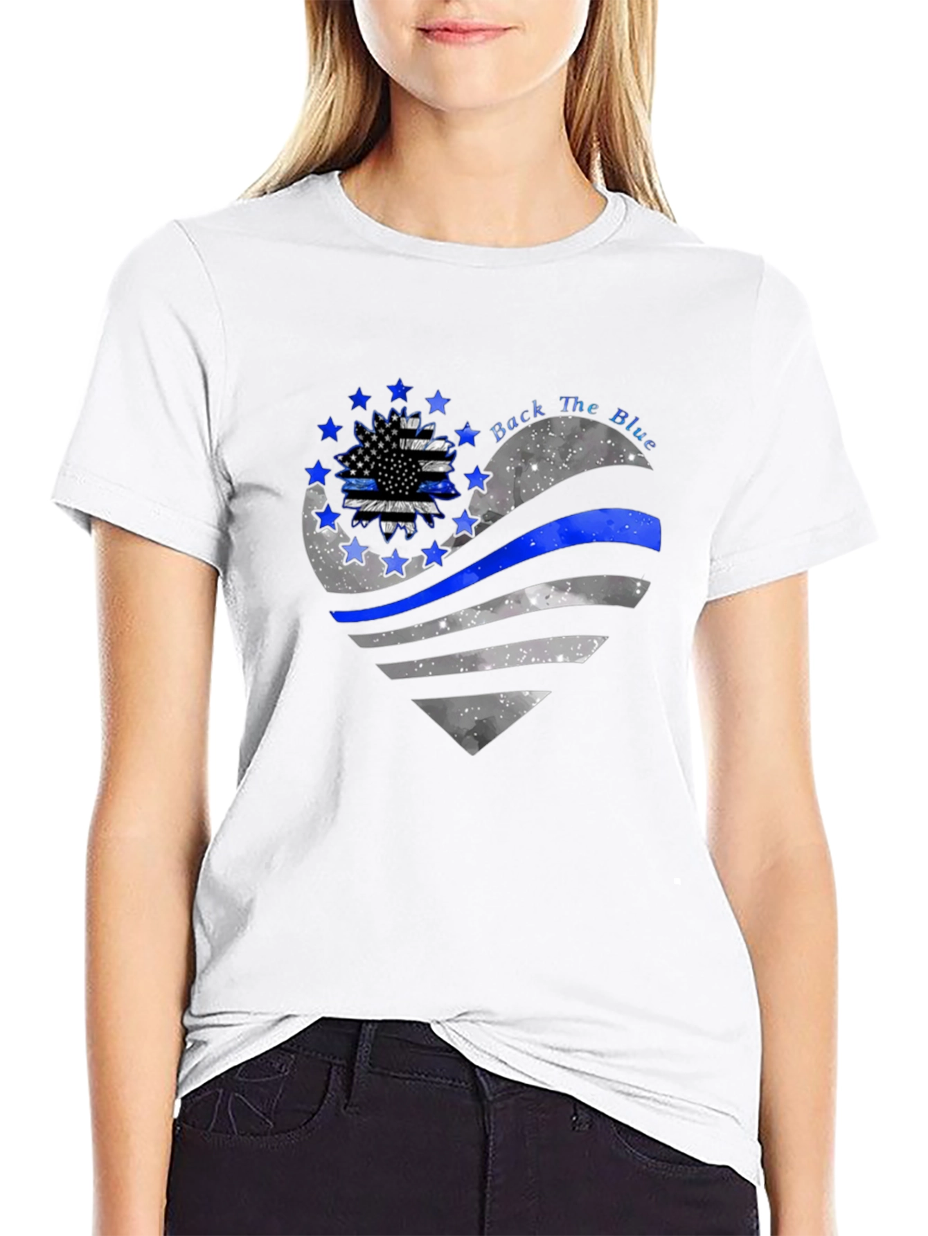 Back the Blue Heart T-Shirt