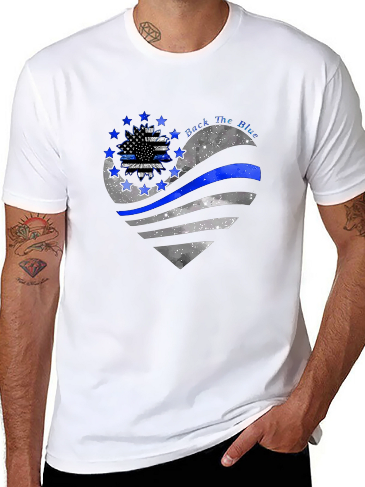 Back the Blue Heart T-Shirt