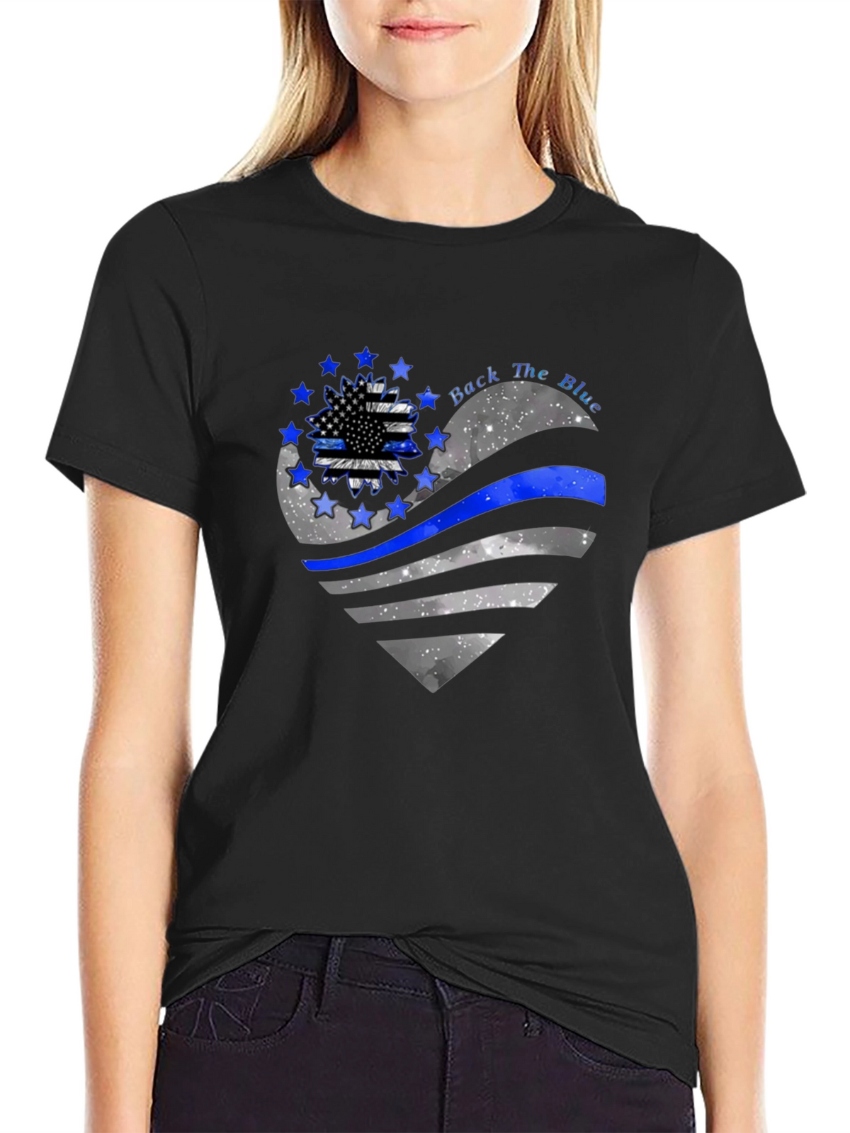Back the Blue Heart T-Shirt