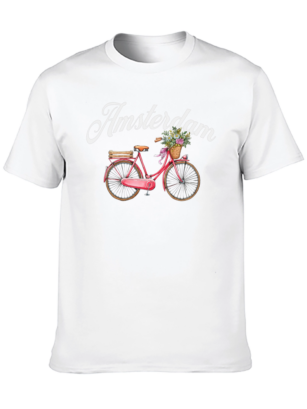 Amsterdam Bicycle Graphic Tee - Black