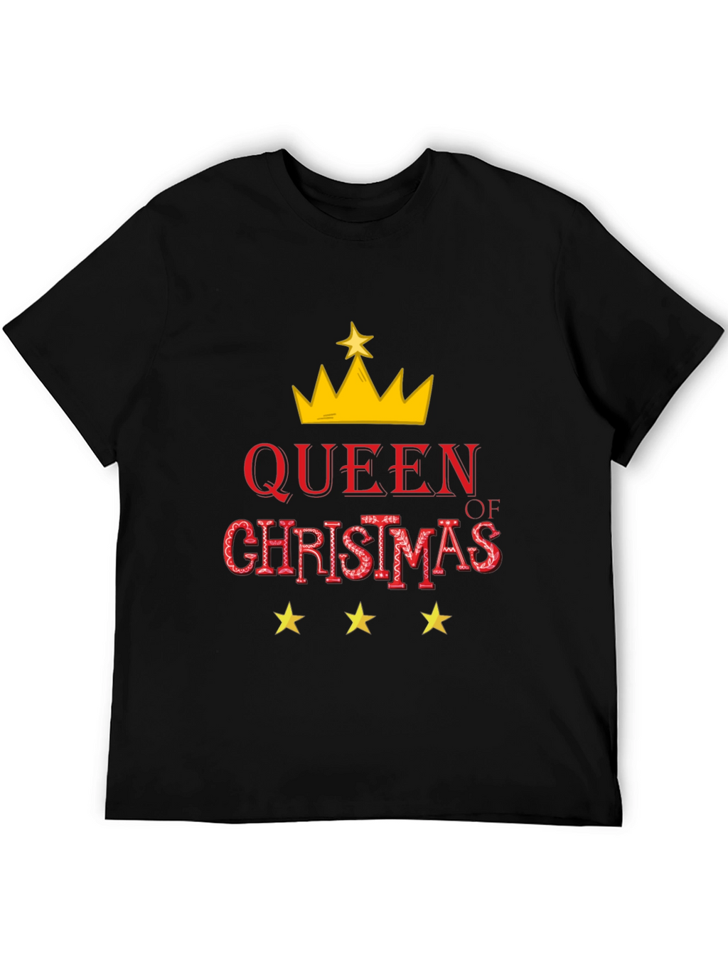 Queen of Christmas Graphic Tee - Holiday Cheer