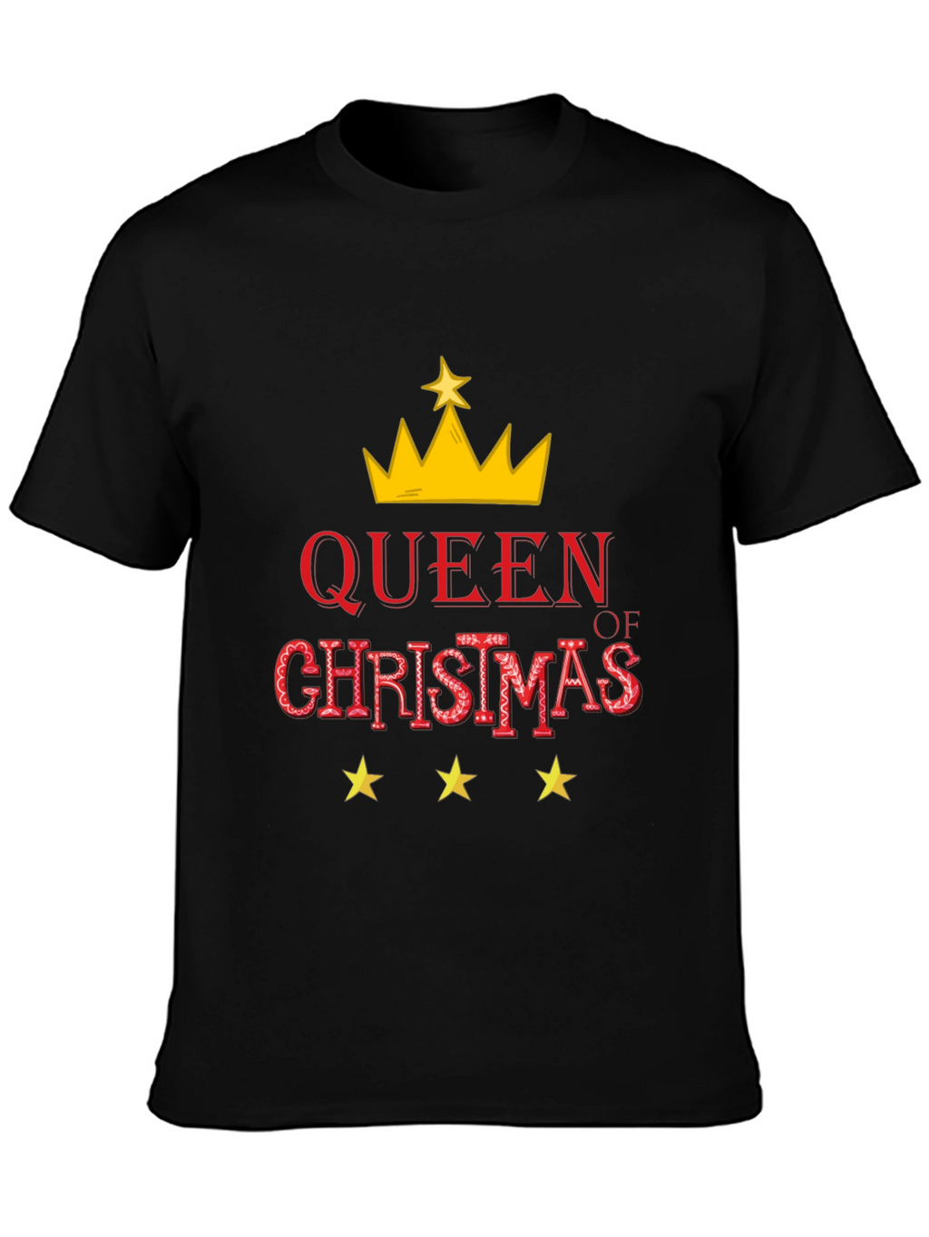 Queen of Christmas Graphic Tee - Holiday Cheer