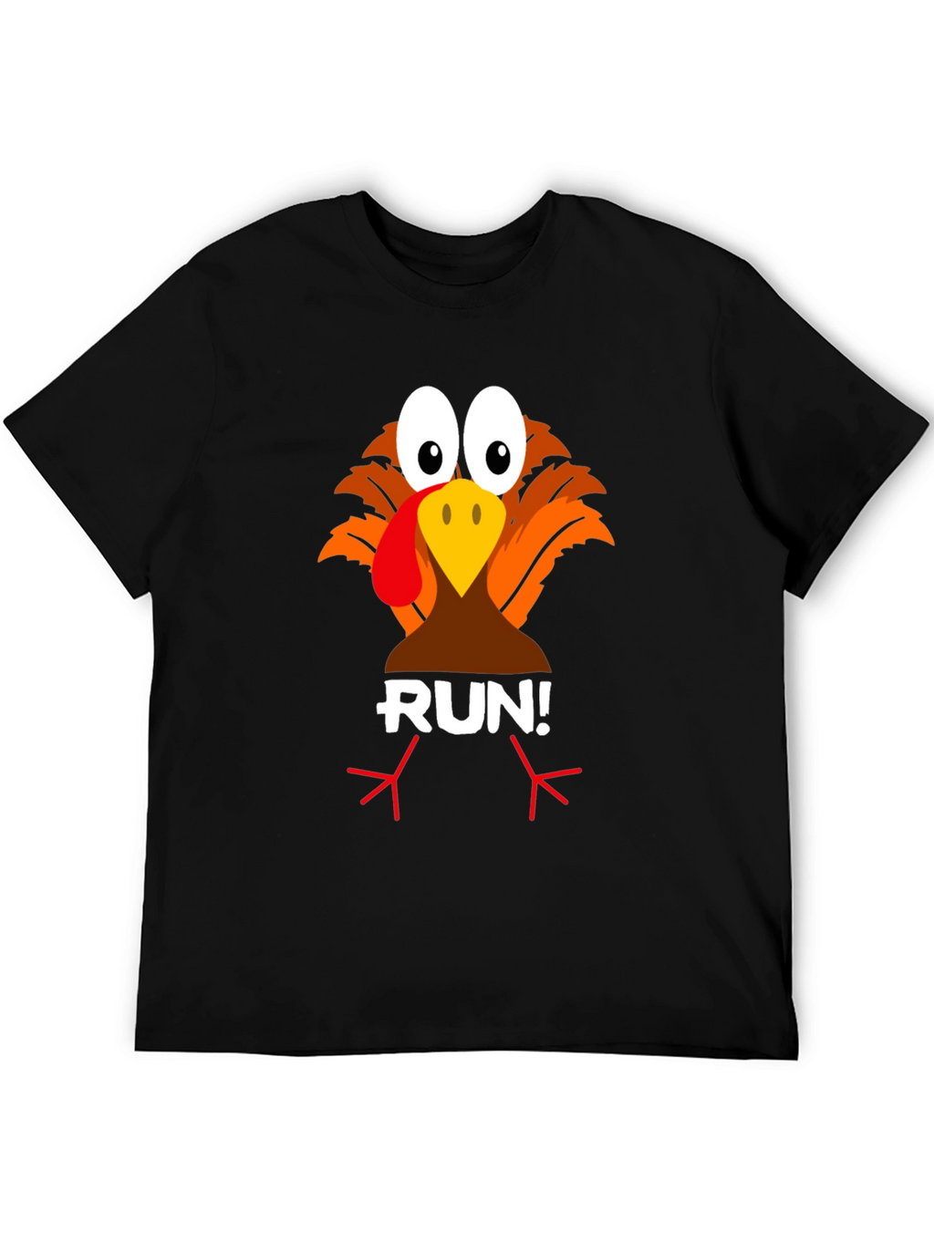 Turkey Run! Graphic Tee - Thanksgiving Fun